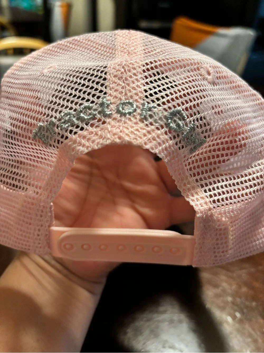 John Deere Camo Hat with Pink Mesh Panels